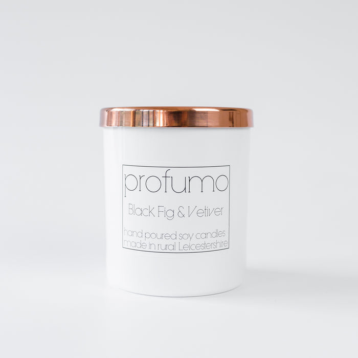 BLACK FIG & VETIVER SCENTED SOY WAX CANDLE