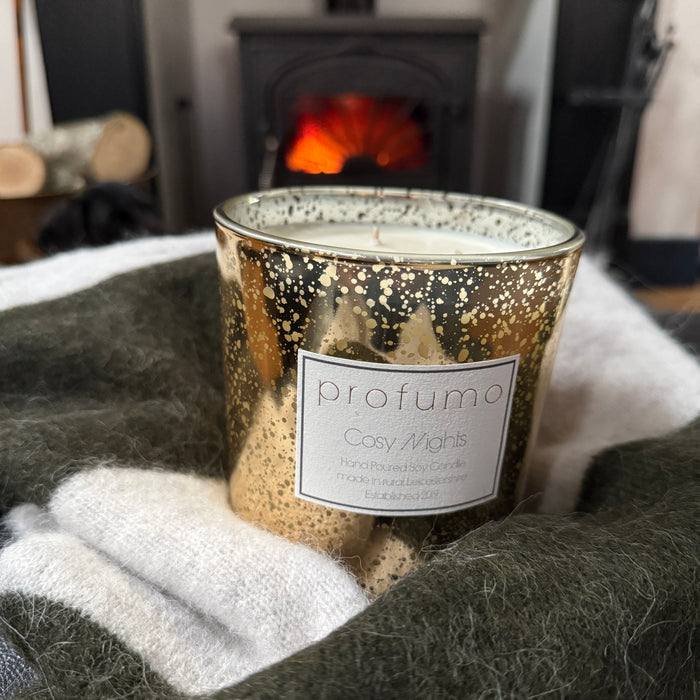 COSY NIGHTS SCENTED SOY WAX CANDLE