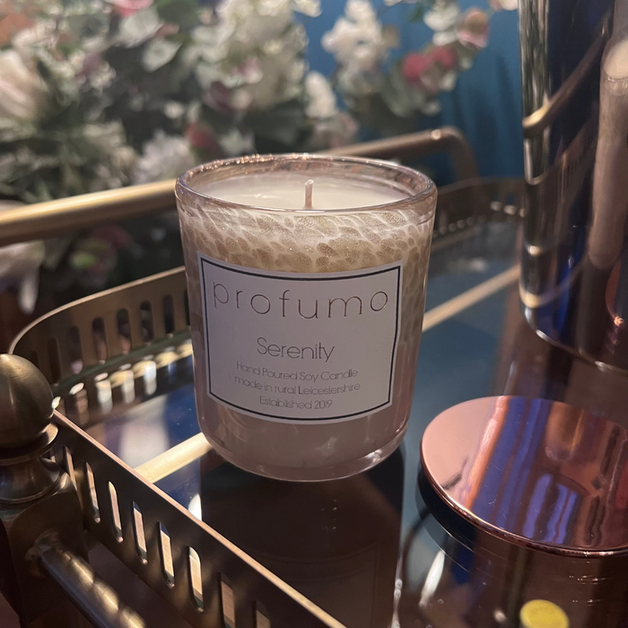 VOGUE: SERENITY SCENTED SOY WAX CANDLE