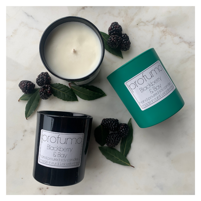 BLACKBERRY & BAY SCENTED SOY WAX CANDLE