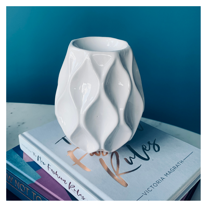 NEW - THE 'DECO' PORCELAIN WAX MELTER